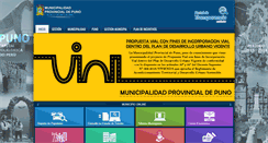 Desktop Screenshot of munipuno.gob.pe